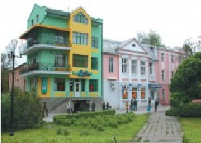 Vedere din centrul municipiului Bălţi, Republica Moldova